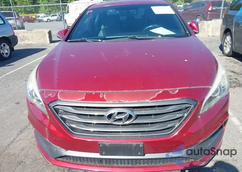 2015 Hyundai Sonata Sport 2.0T from USA, damaged, VIN 5NPE34AB0FH224613